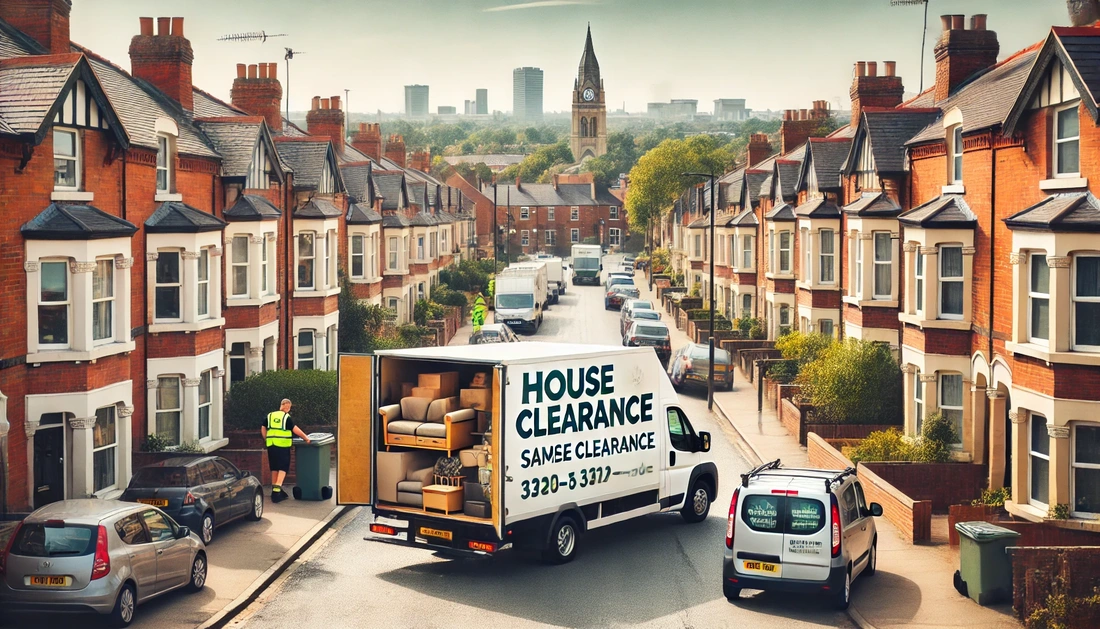 Nottingham House Clearance Services team carrying out a same-day clearance Nottingham House Clearance Services team carrying out a same-day clearance